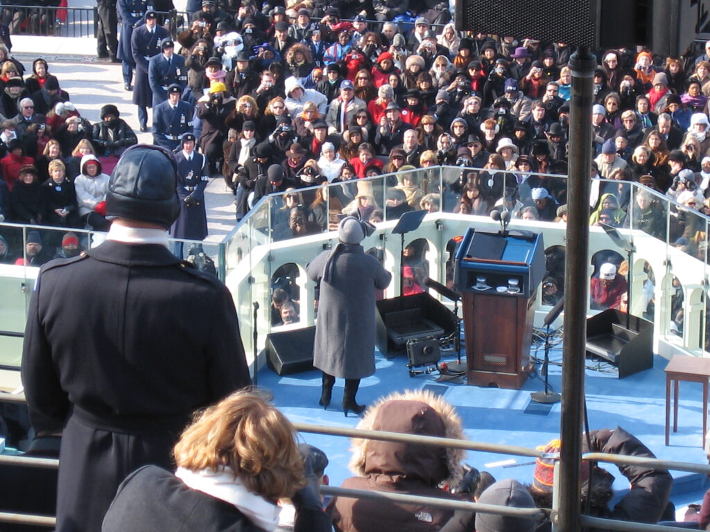 Aretha Franklin sings at the 2009 Inauguration